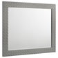 Juego de dormitorio Ives Eastern King de 4 piezas, gris, alto brillo