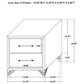 Juego de dormitorio Queen Lucia de 5 piezas en gris y negro