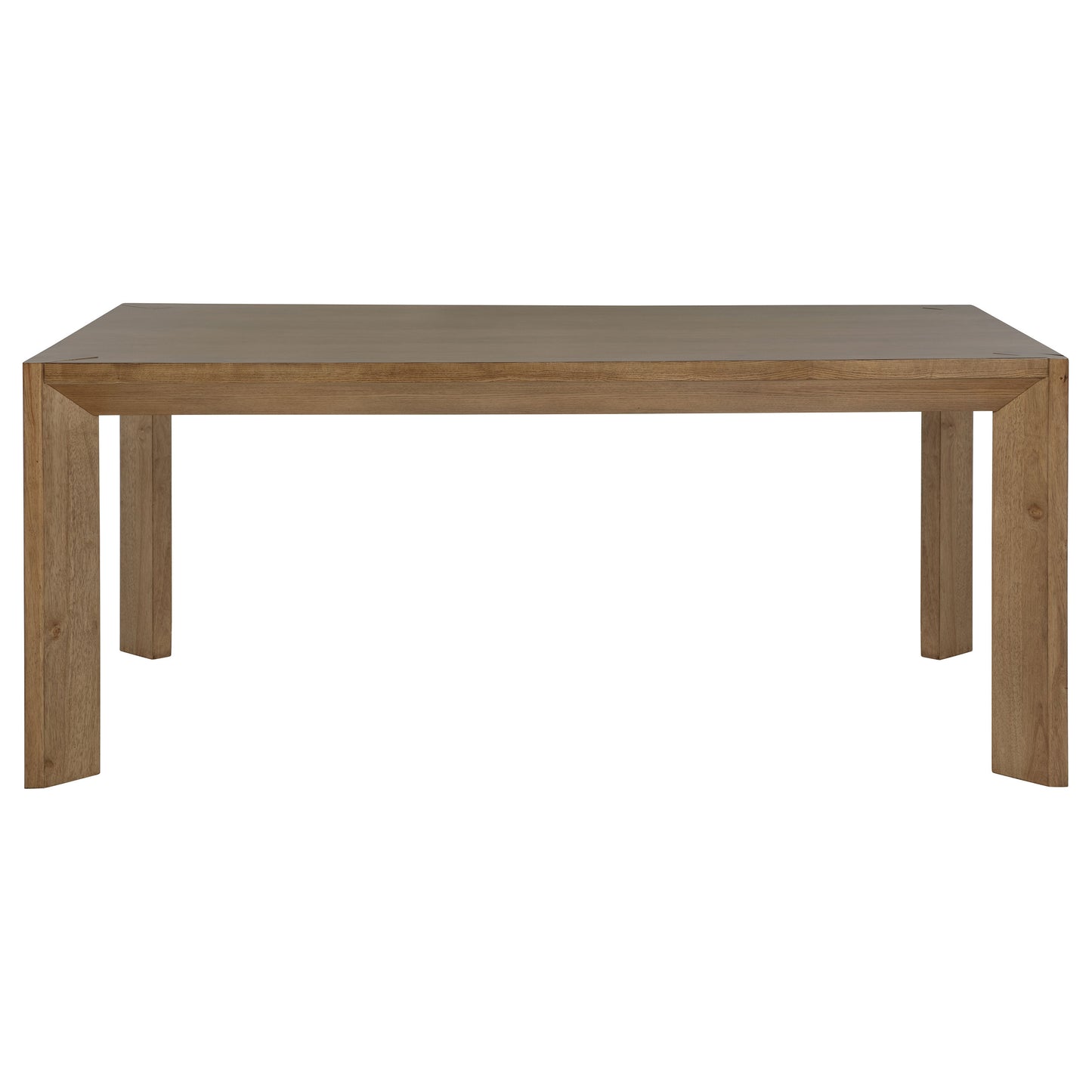 Mesa de comedor rectangular de madera Bruner de 72 pulgadas, color marrón natural