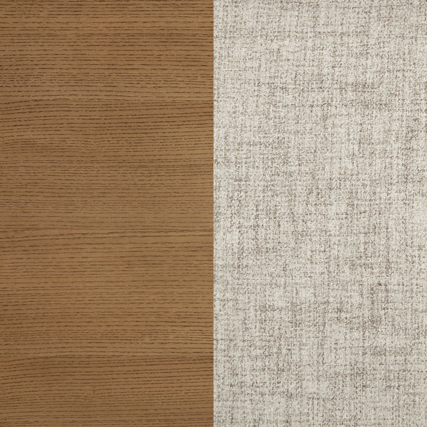 Silla auxiliar tapizada Bruner marrón natural (juego de 2)