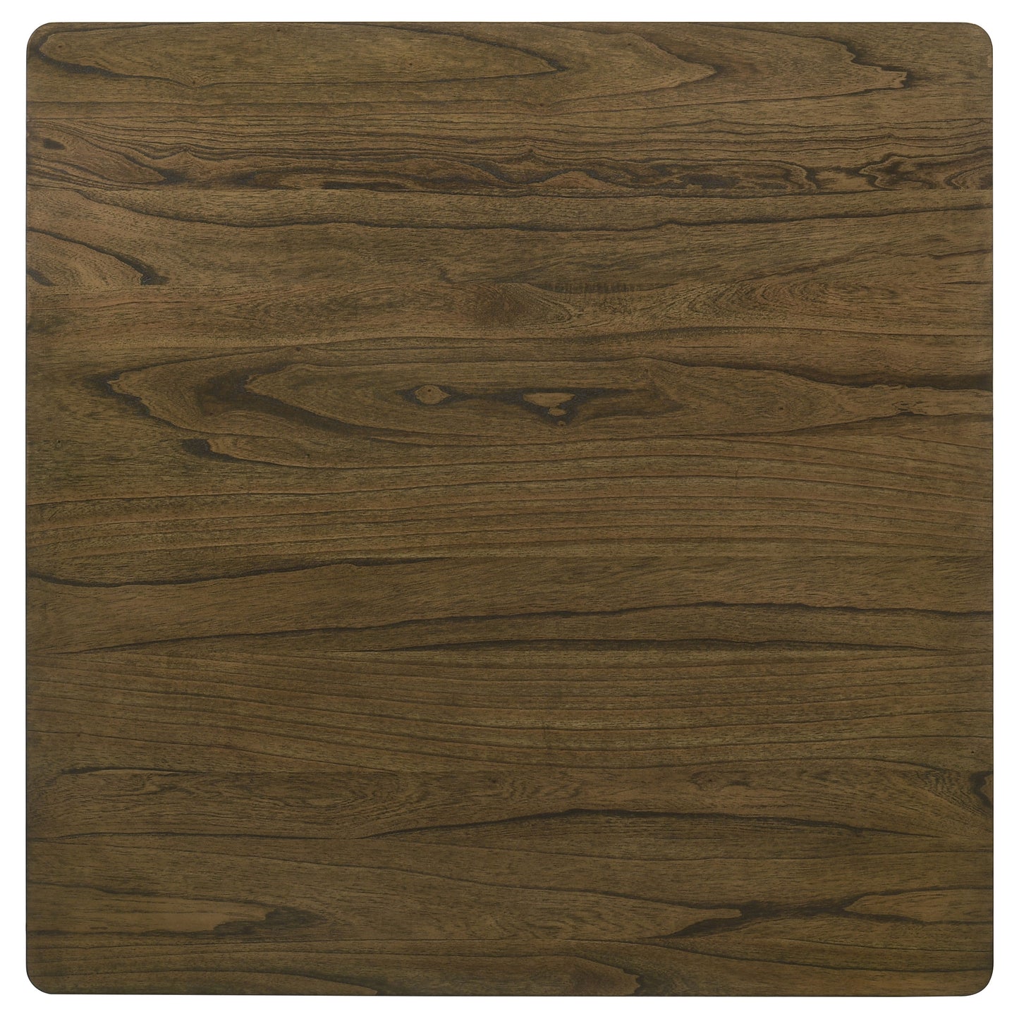 Mesa de comedor Canfield cuadrada de 47 pulgadas y altura de mostrador, color marrón