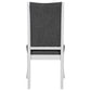 Silla de comedor tapizada Judd en blanco perla (juego de 2)