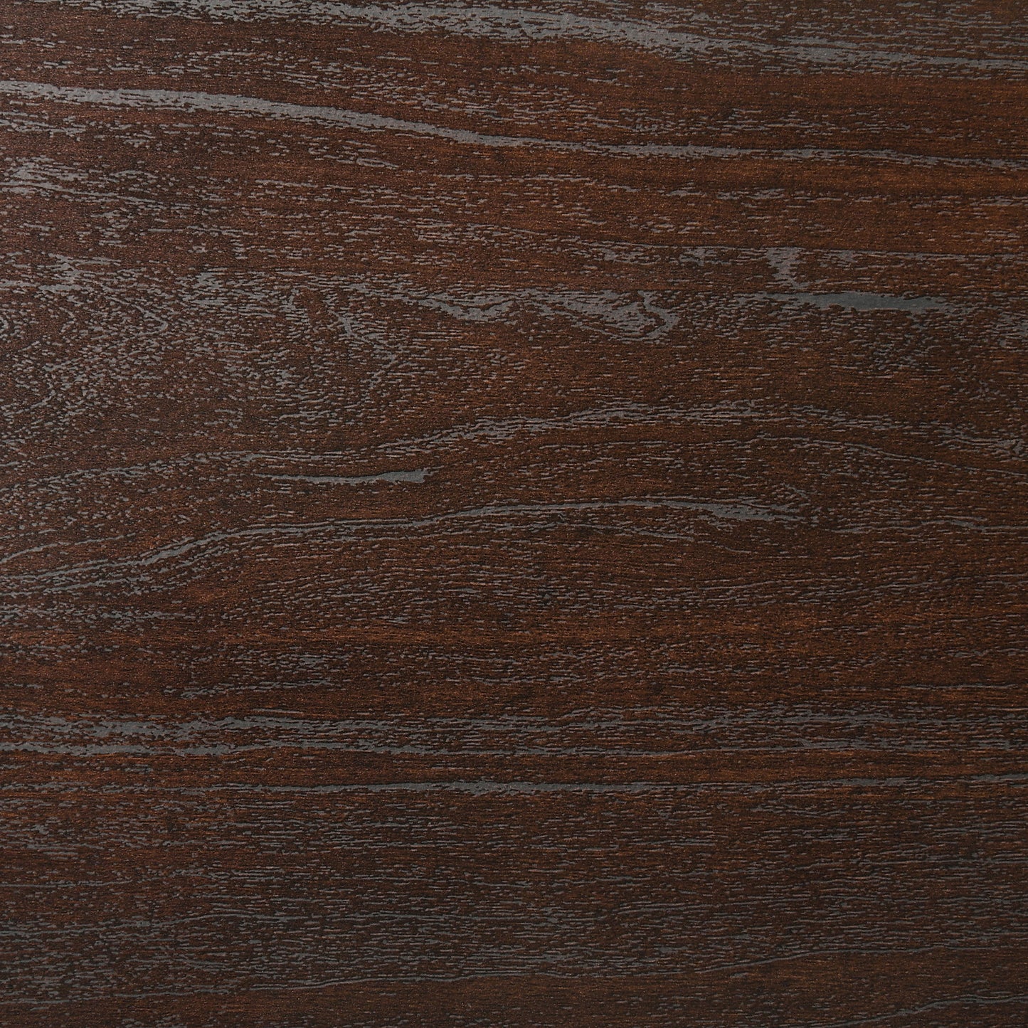 Cama Kauffman Wood Eastern King con paneles de almacenamiento en color cacao oscuro