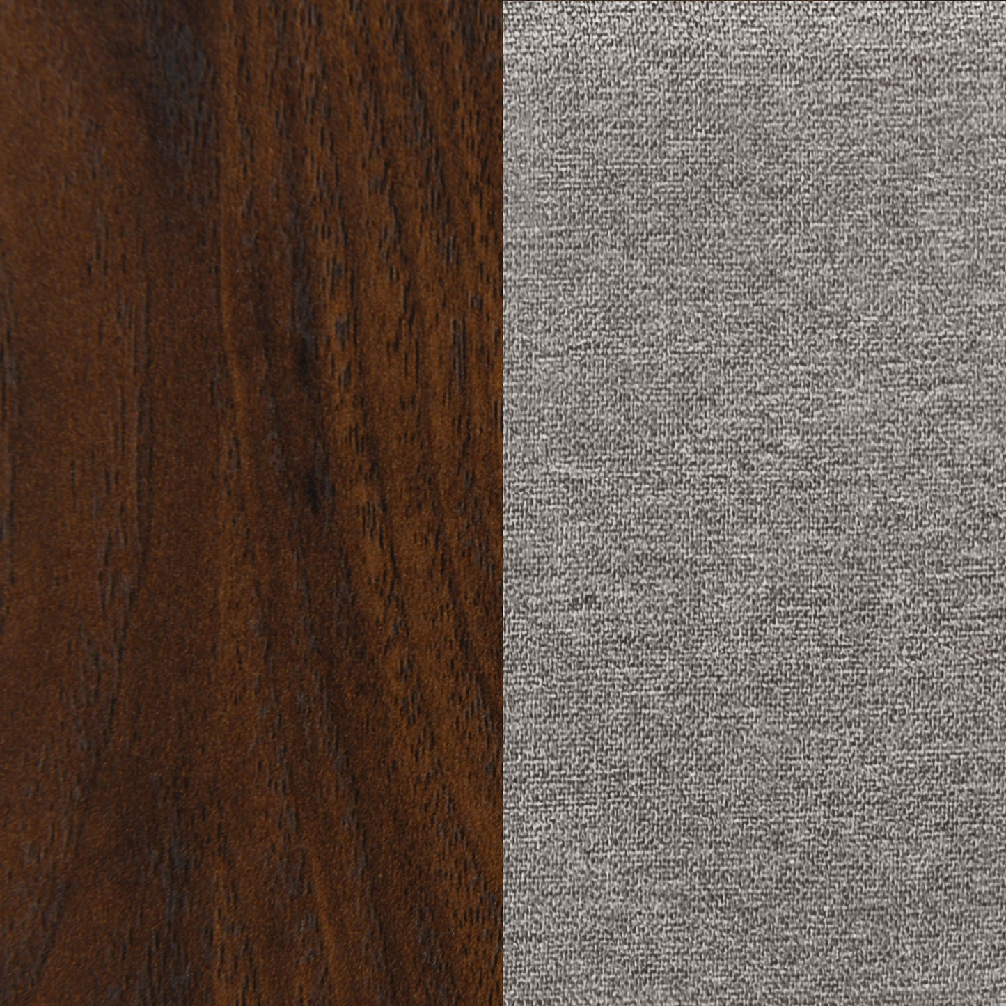 Cama Queen tapizada Welsley de 50 pulgadas en color nogal