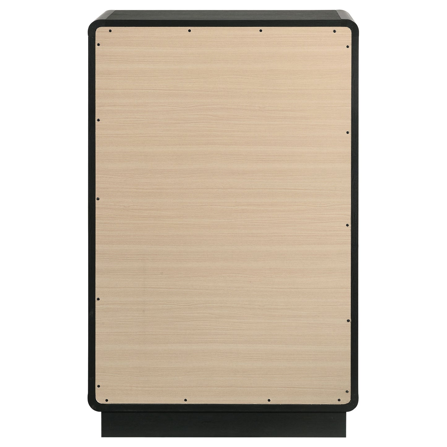 Cómoda Cavelle de 5 cajones negra