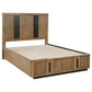 Juego de dormitorio Terrace California King de 5 piezas, color marrón ceniza