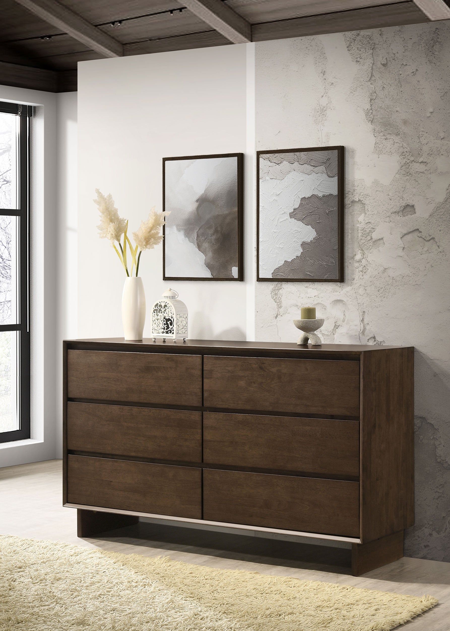 Glenwood - 6-Drawer Dresser Cabinet
