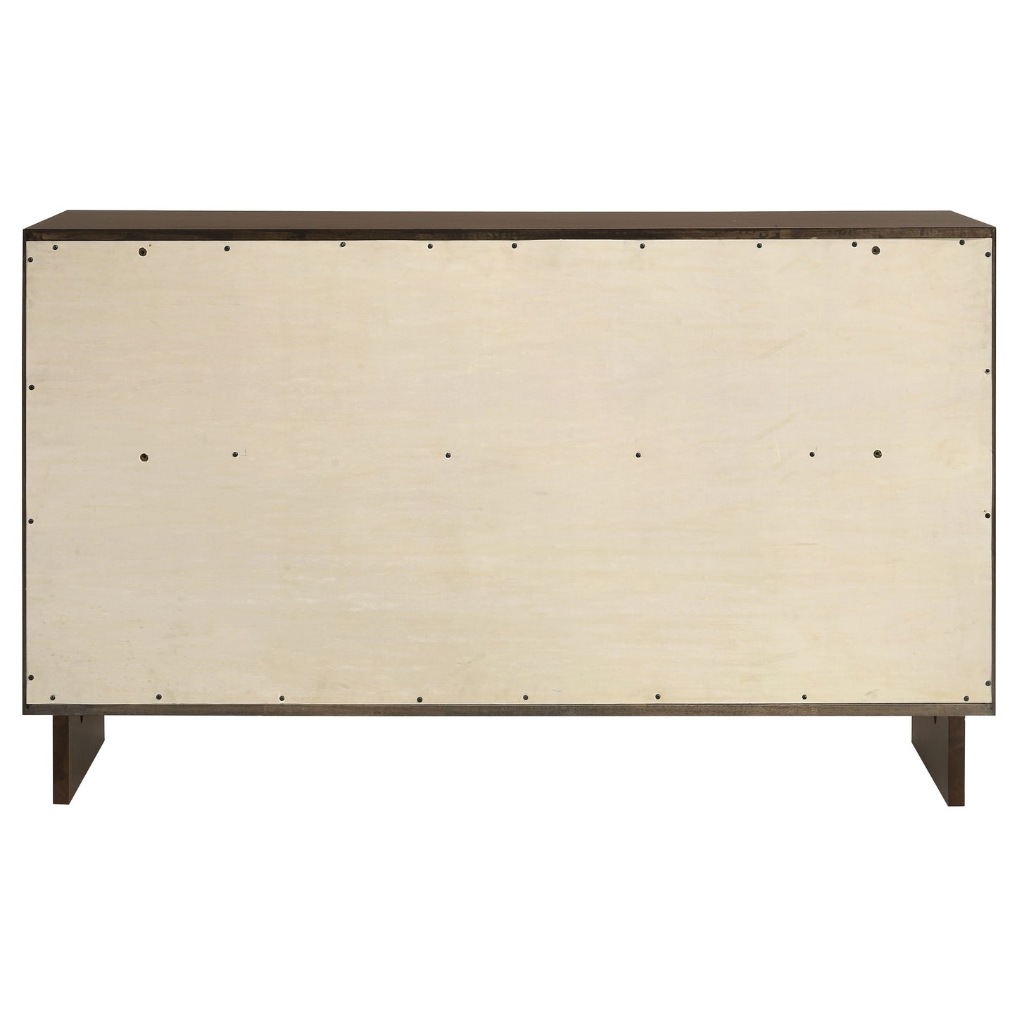 Cómoda Glenwood de 6 cajones en marrón cálido