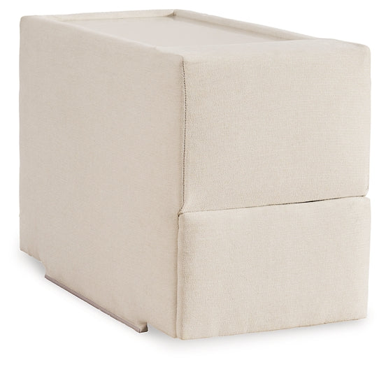 Seccional Modmax de 4 piezas con chaise longue y consola de almacenamiento