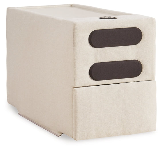 Seccional Modmax de 4 piezas con chaise longue y consola de audio