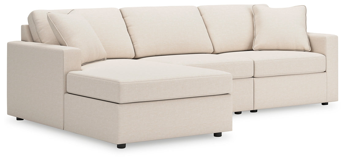 Seccional de 3 piezas Modmax con chaise longue