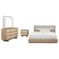 Juego de dormitorio Kailani California King de 4 piezas en roble beige