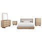 Juego de dormitorio Kailani California King de 5 piezas en roble beige