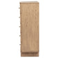 Cómoda de dormitorio Kailani de 5 cajones en roble beige