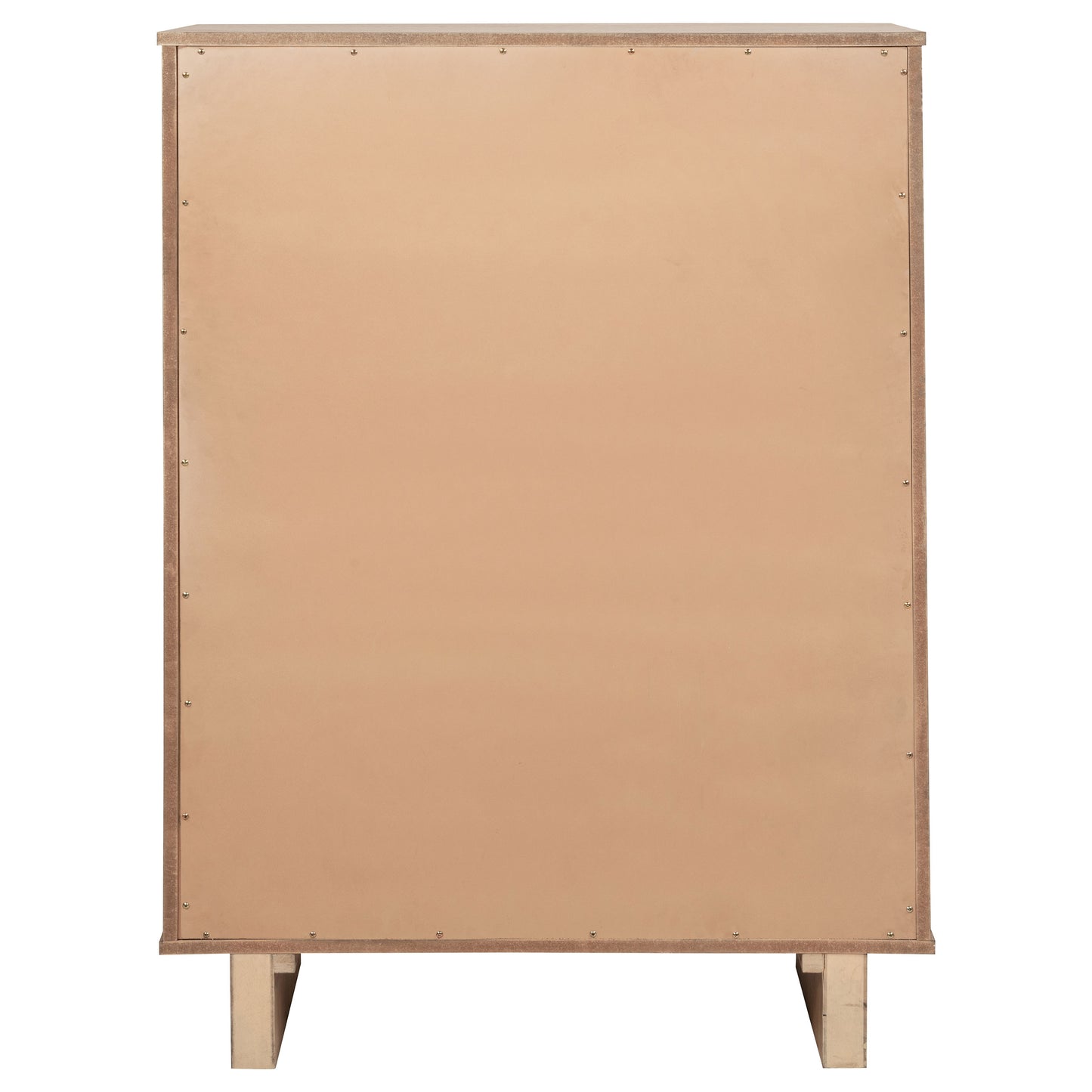 Cómoda de dormitorio Kailani de 5 cajones en roble beige