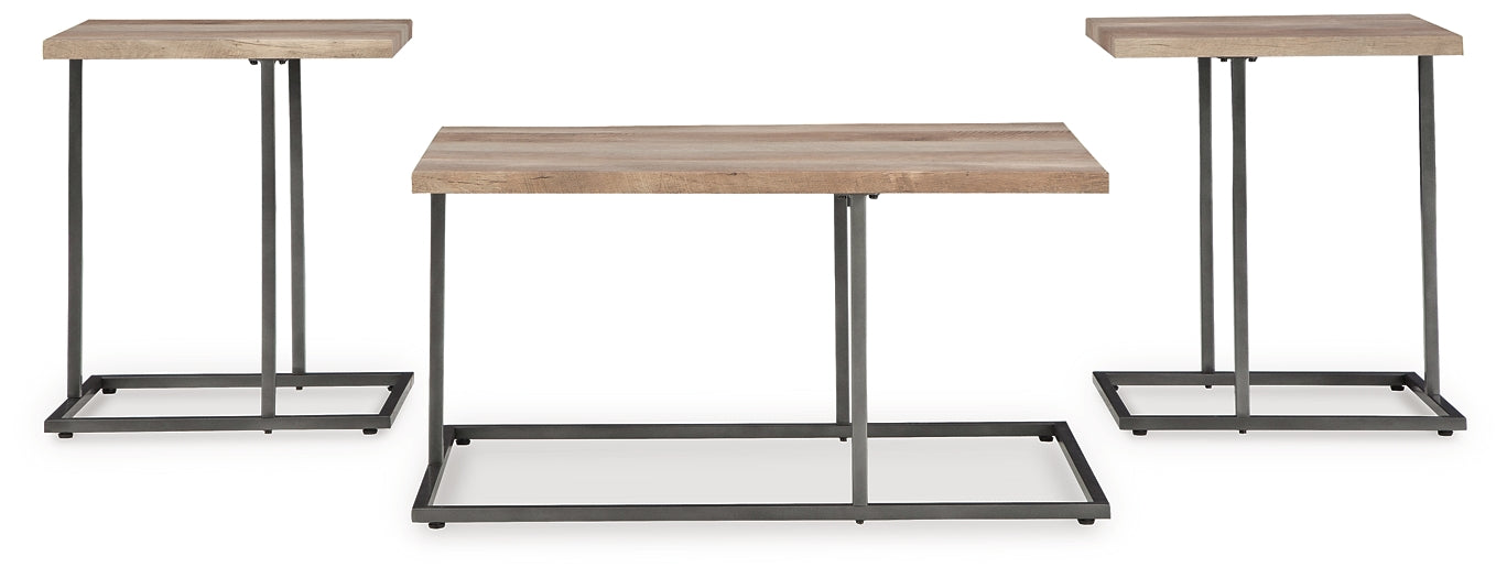 Juego de mesa auxiliar Albreane (3 piezas)