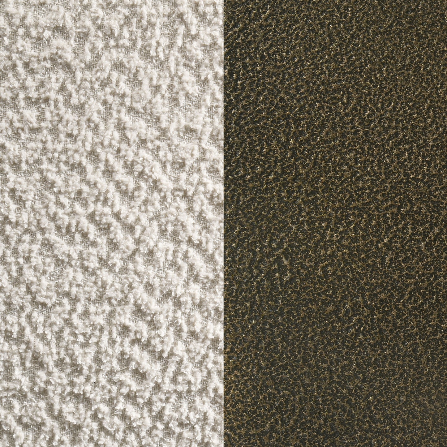 Cama con dosel Monroe tapizada Eastern King, color vainilla