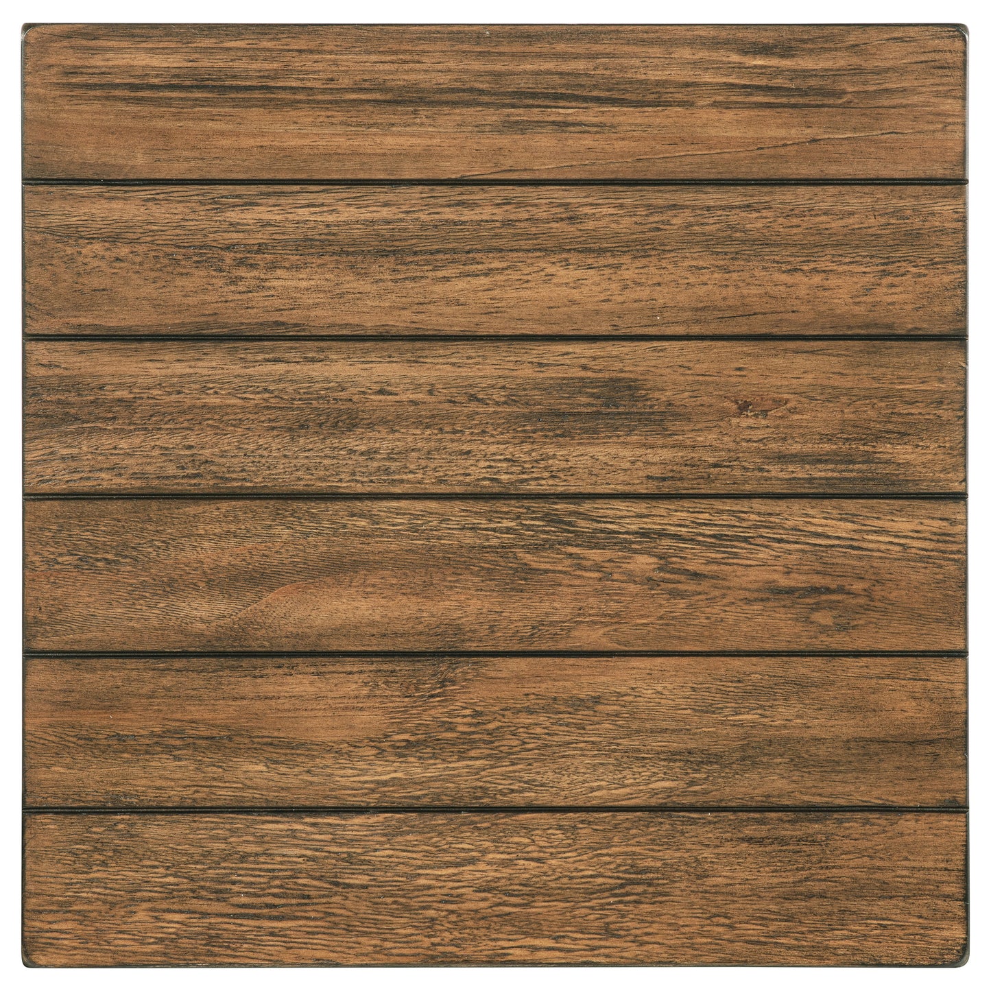 Mesa auxiliar de madera Payne con estante en marrón envejecido