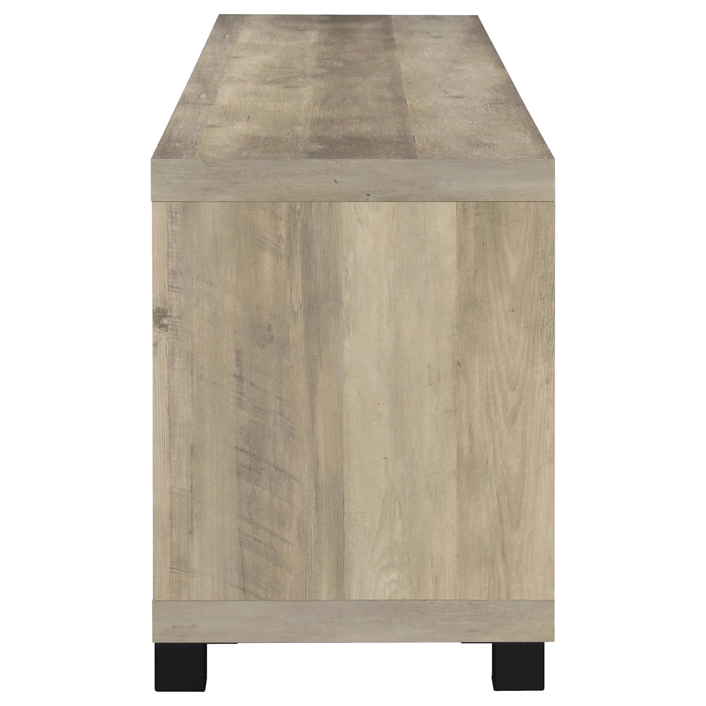 Centro de entretenimiento para TV Sachin de 3 piezas de 79 pulgadas en pino antiguo