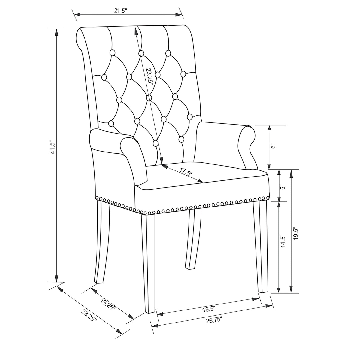 Juego de mesa de comedor rectangular de 7 piezas con tapa de mármol color arena Sherry