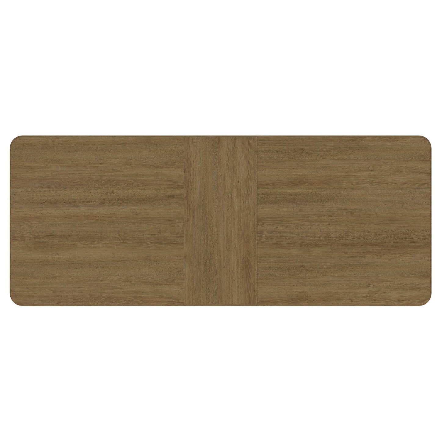 Mesa de comedor extensible Arini de 104 pulgadas con acabado en tono arena