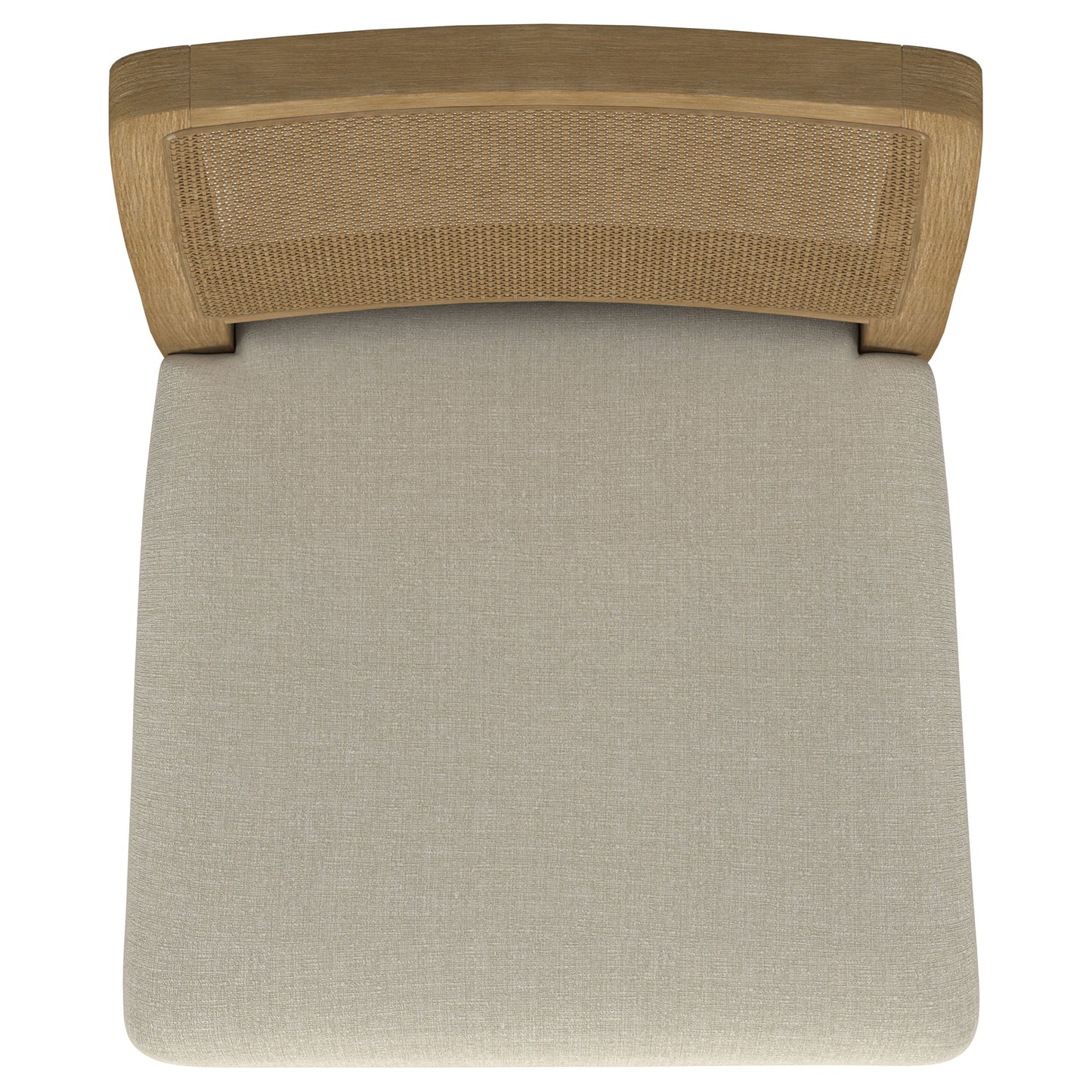 Silla de comedor de ratán Arini, color arena (juego de 2)