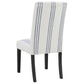Silla de comedor tapizada Herran beige (juego de 2)