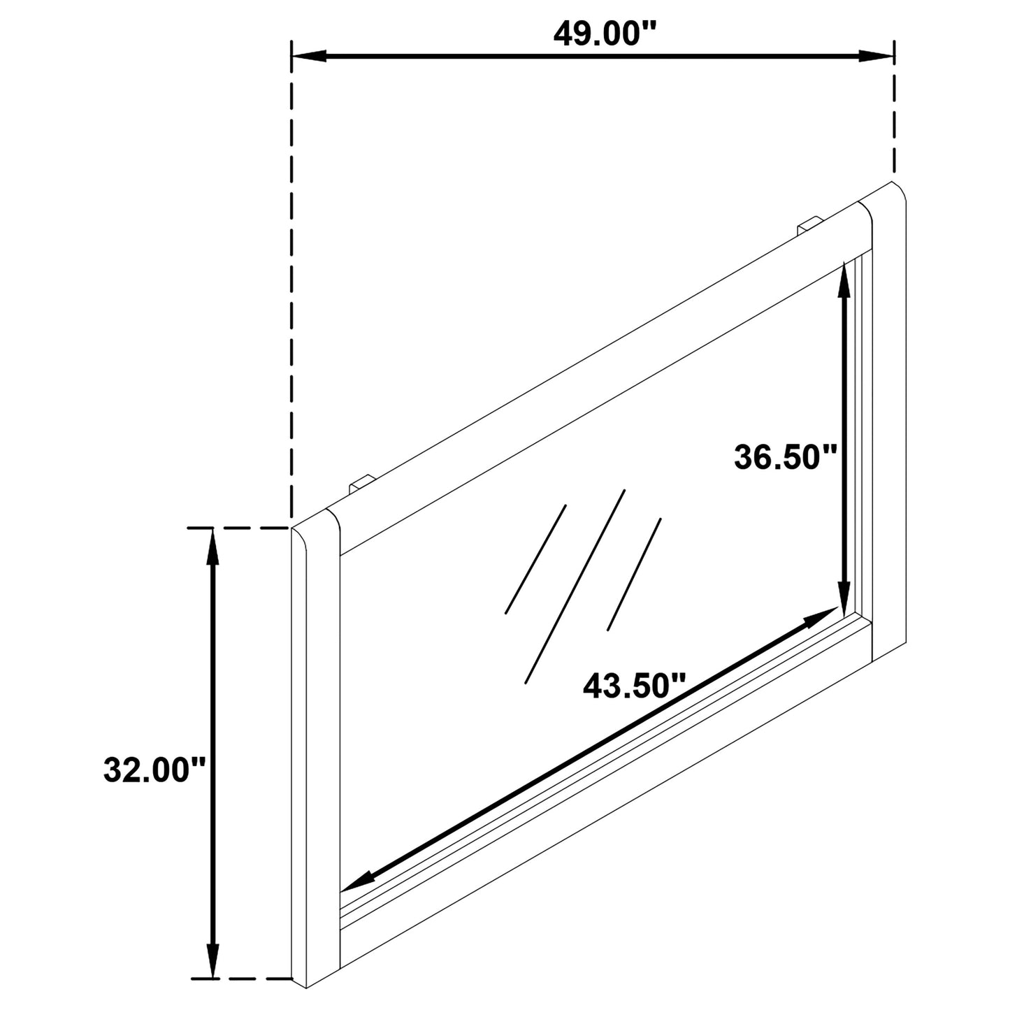 Juego de dormitorio Maderia Queen de 5 piezas en nogal