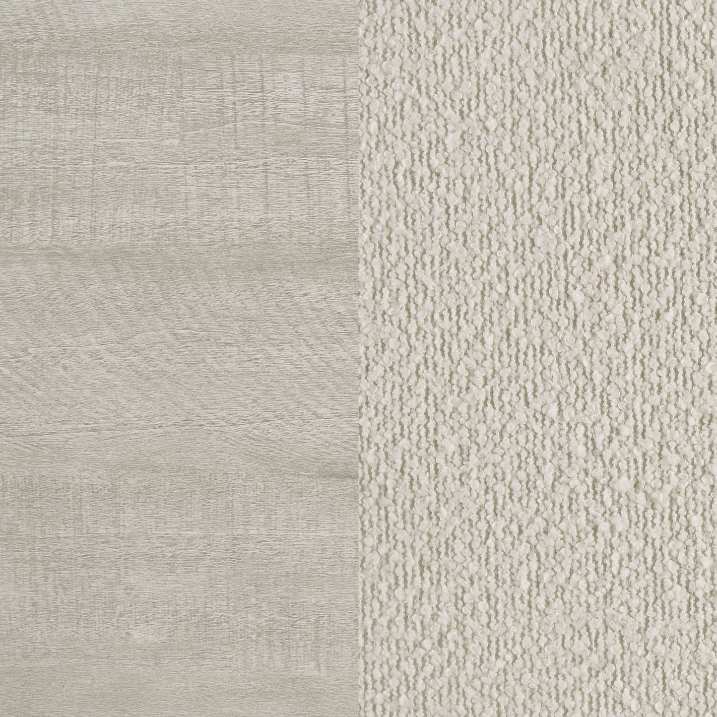 Cama Trenton de 54 pulgadas con paneles de madera estilo oriental, tamaño king, color crema rústico