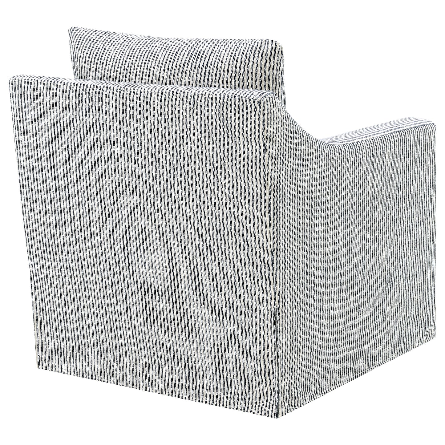 Silla giratoria con brazo inclinado tapizada de invierno, color gris