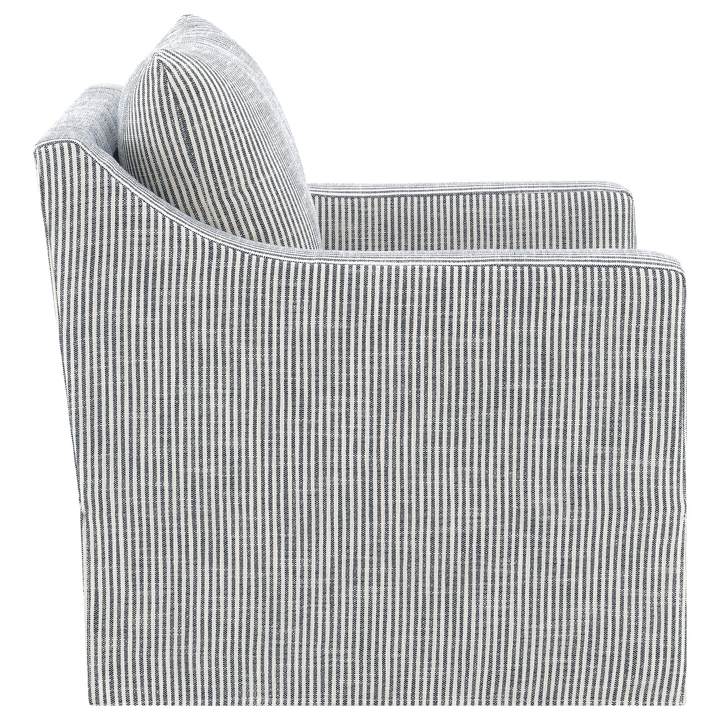 Silla giratoria con brazo inclinado tapizada de invierno, color gris