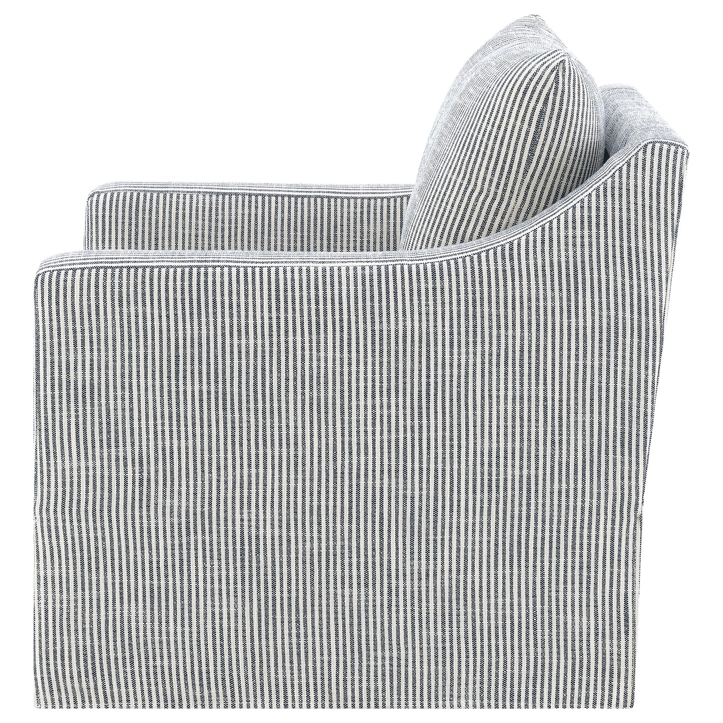 Silla giratoria con brazo inclinado tapizada de invierno, color gris