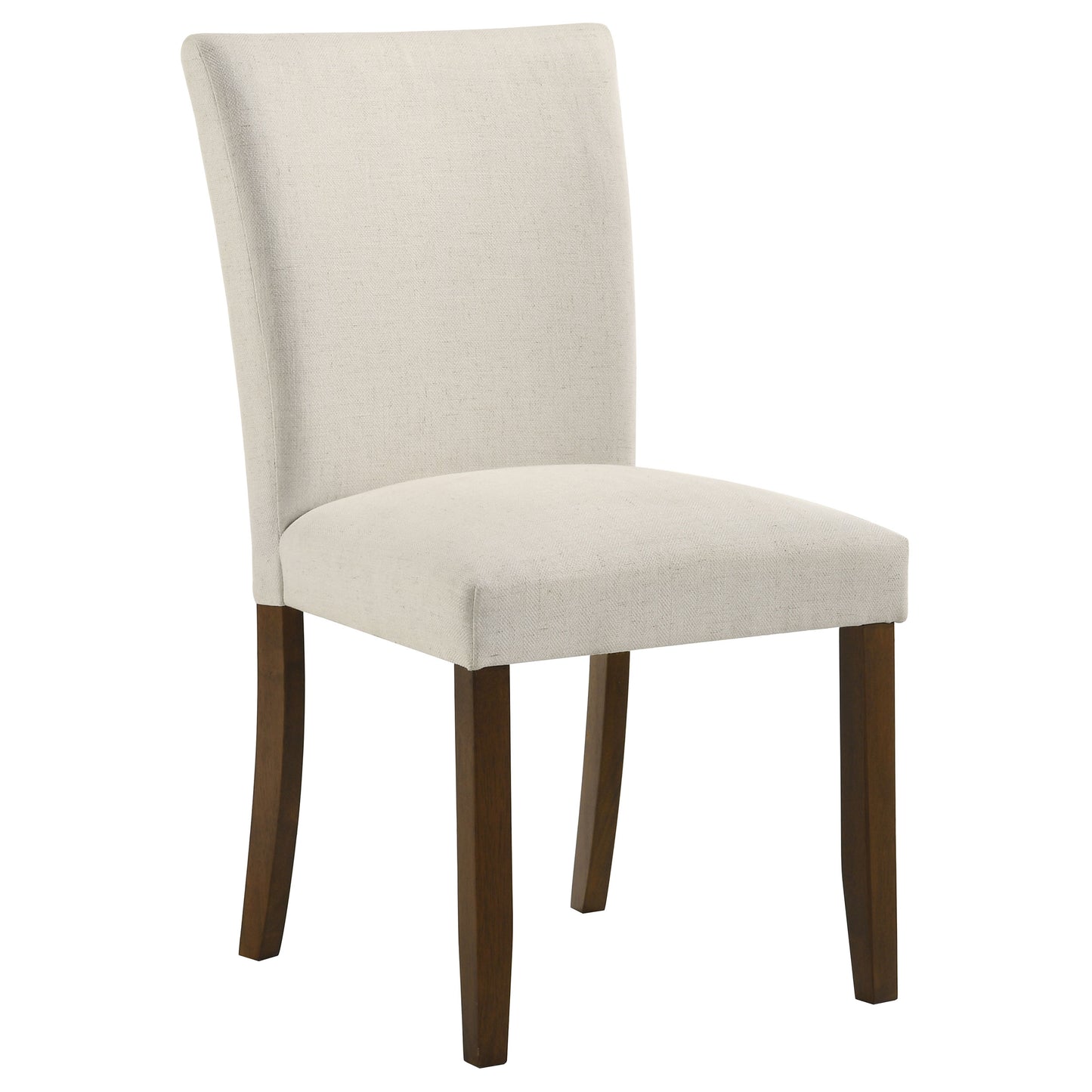 Silla de comedor tapizada Cantley beige (juego de 2)