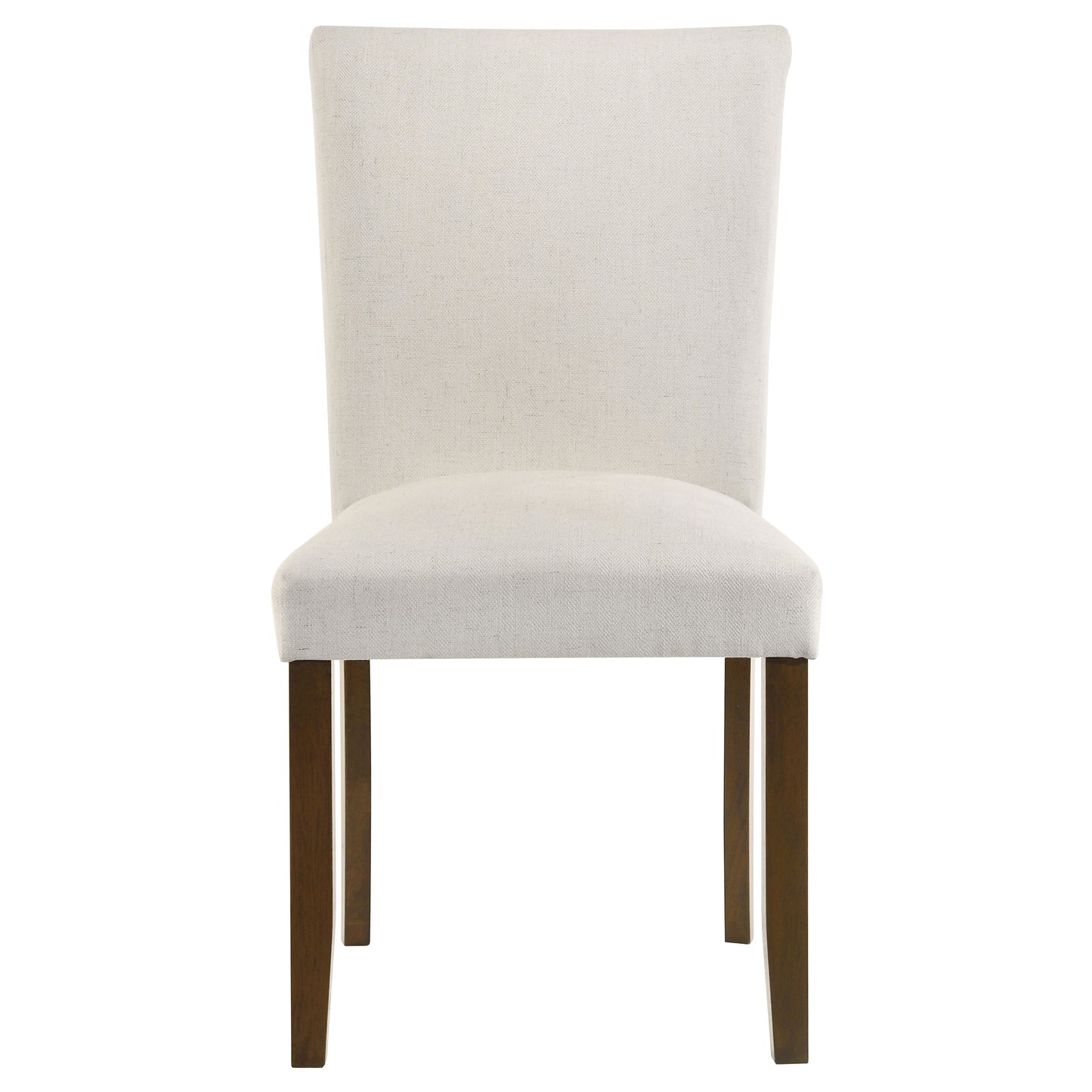 Silla de comedor tapizada Cantley beige (juego de 2)