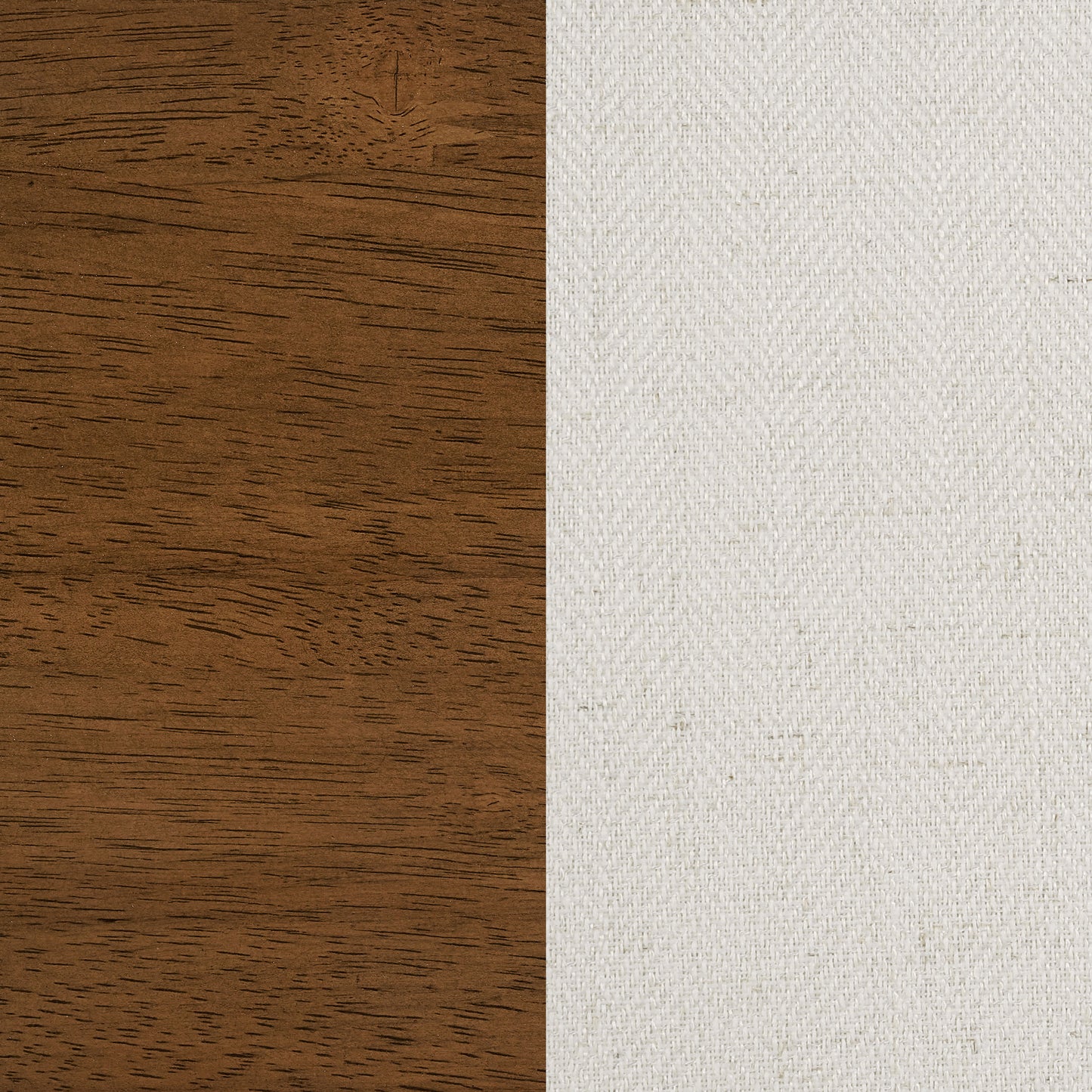 Silla de comedor tapizada Cantley beige (juego de 2)