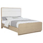Cama Ladera California King de 56 pulgadas con paneles en color olmo claro