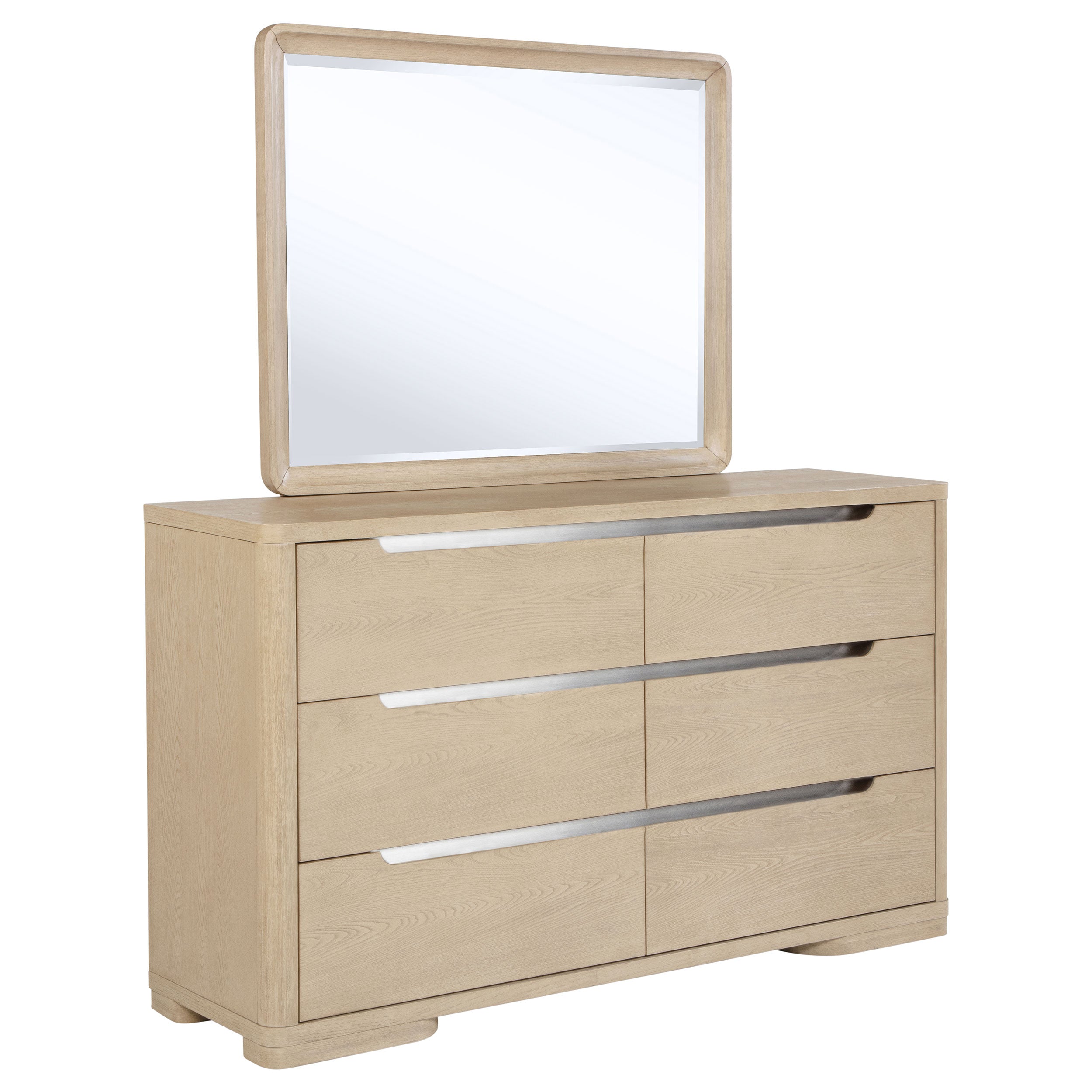 Ladera - 6-Drawer Bedroom Dresser and Mirror
