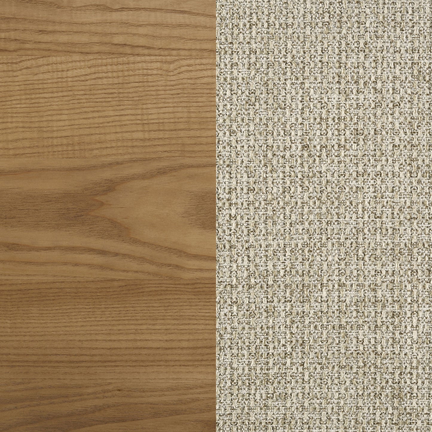 Cama de plataforma completa Robyn Wood de fresno claro