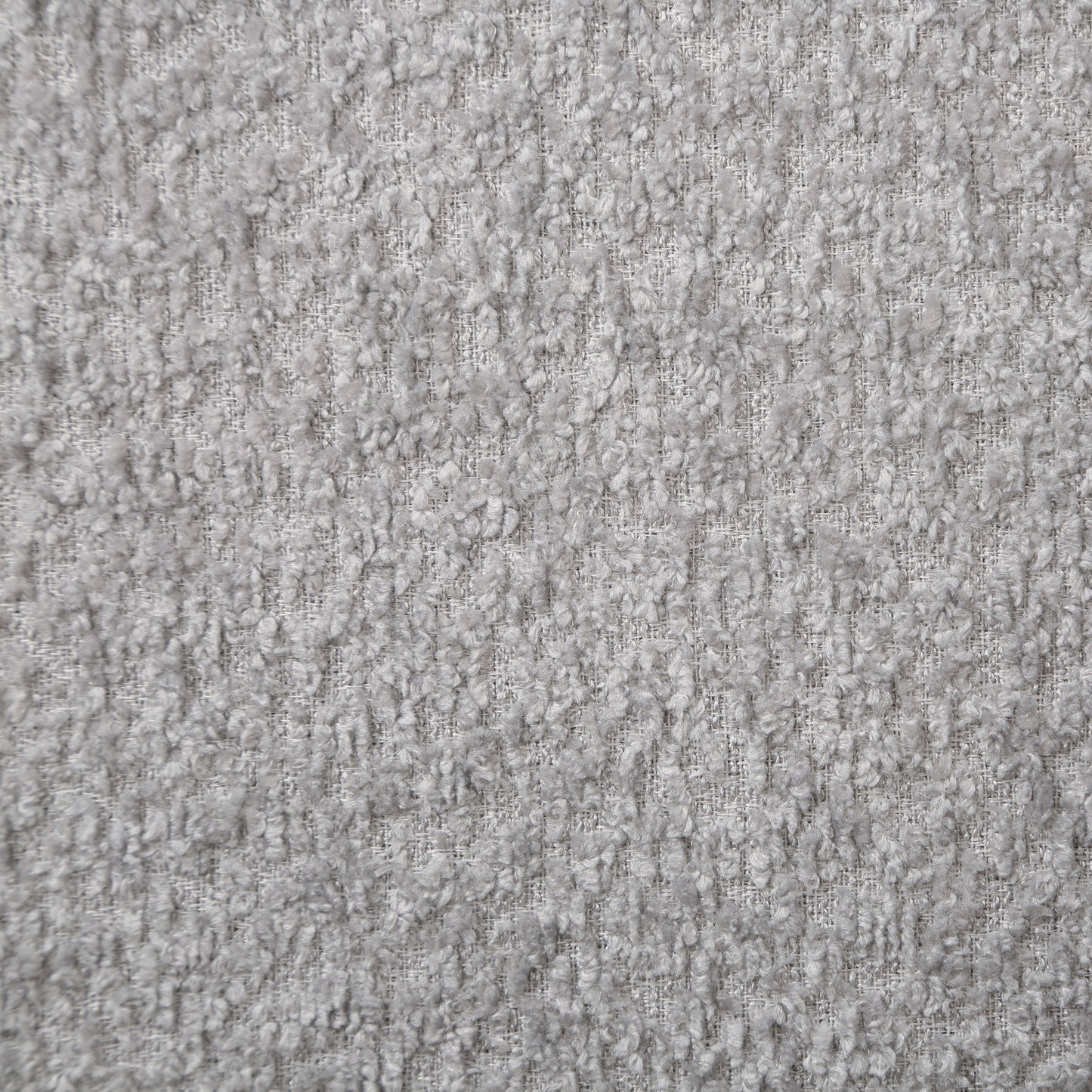 Cama Queen Patricia de 58 pulgadas tapizada en bouclé gris