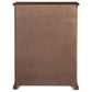 Cómoda de dormitorio Sumerlin de 6 cajones color capuchino