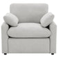 Sillón reclinable eléctrico tapizado Collins gris