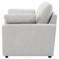 Sillón reclinable eléctrico tapizado Collins gris