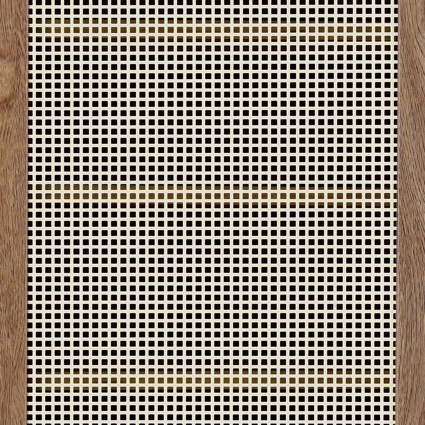 Armario para zapatos alto Teller de 80 pulgadas y 4 puertas en roble natural