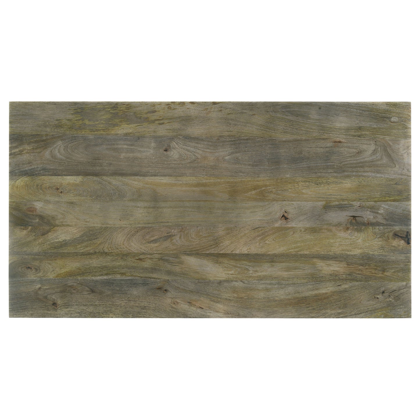 Juego de mesa auxiliar y de centro Andando de 3 piezas en color marrón mango