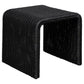 Juego de mesa auxiliar y de centro de ratán de 2 piezas Cahya, color negro