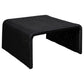 Juego de mesa auxiliar y de centro de ratán de 2 piezas Cahya, color negro