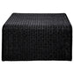 Juego de mesa auxiliar y de centro de ratán de 2 piezas Cahya, color negro