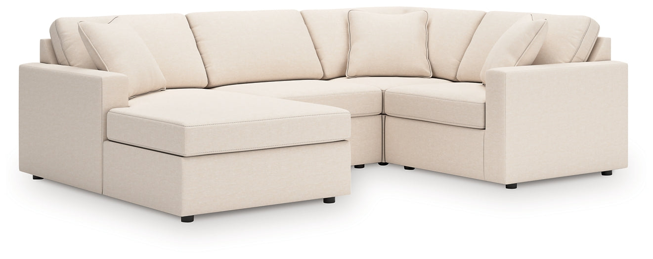 Seccional Modmax de 4 piezas con chaise longue