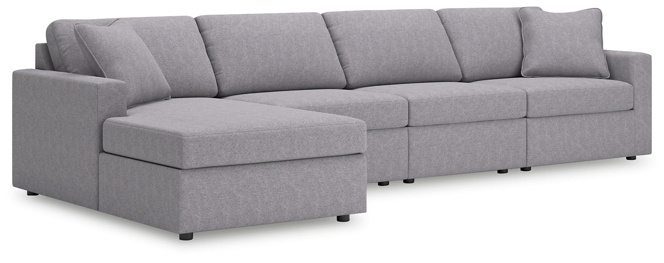 Seccional Modmax de 4 piezas con chaise longue