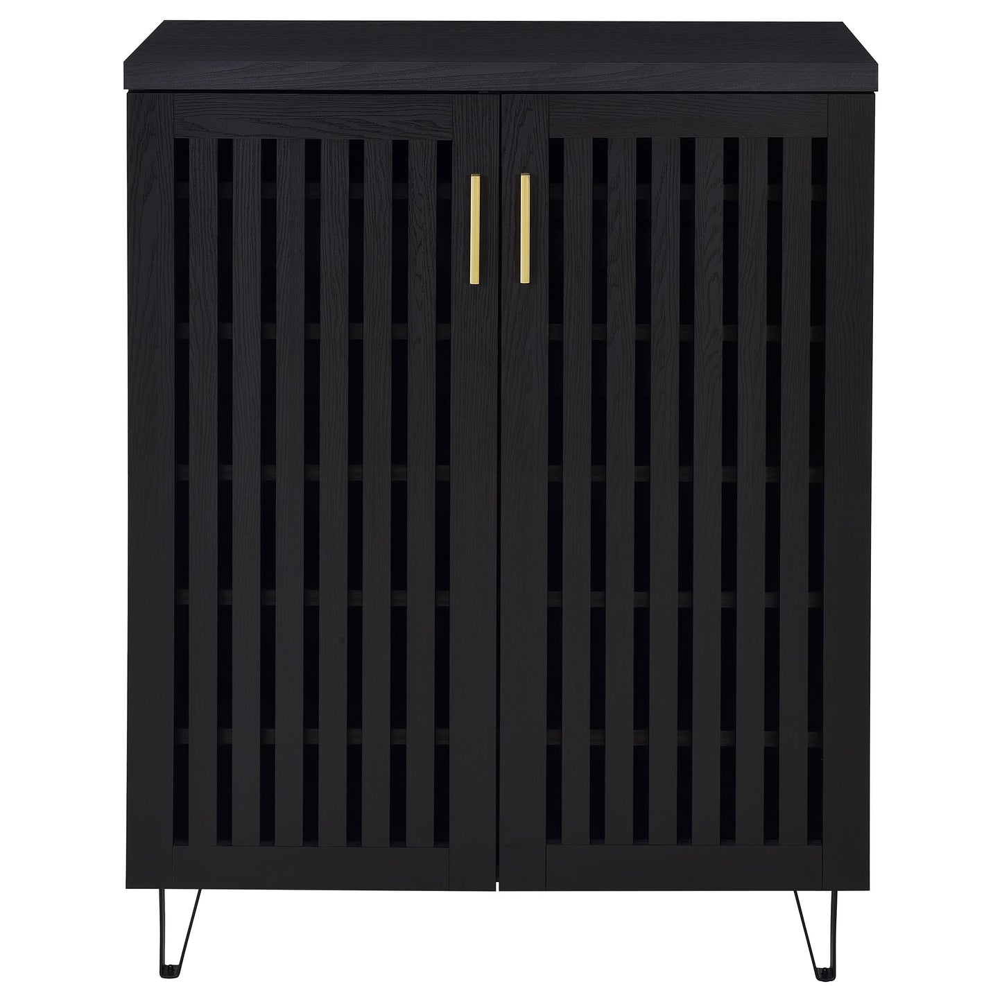 Zapateros Brixton de dos puertas para entrada, color negro